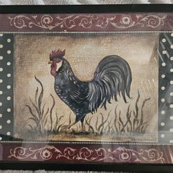 Printed Rooster