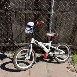 Star Wars storm trooper kids bike
