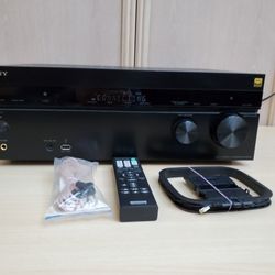 Sony Bluetooth Multi Channel STR DH750 7.2 Channels 4K AV Home Theater Receiver Remote AM FM Antennas  24 Hour Test Period Money Refunded JORDAN 