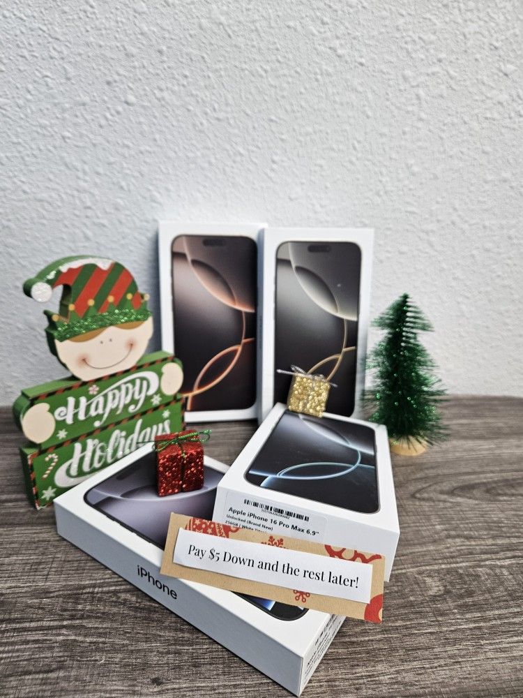 ๐ Only $5 DOWN, Finance Your Upgrade Today! ๐ฅ Unlocked iPhone 16 Pro Max