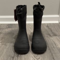 NEW Kamik Youth Kids Black Snobuster 1 Insulated Waterproof Boots For Snow & Rain - Size 11