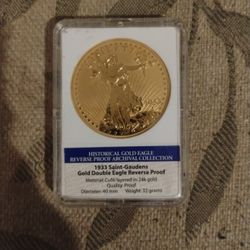 1933 Saint-Gaudens Gold Double Eagle Reverse Proof 
