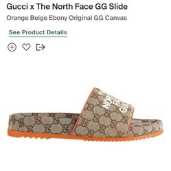 North Face Gucci Slides