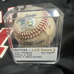 Ketel Marte Game Used Hit 2023 Postseason Rare