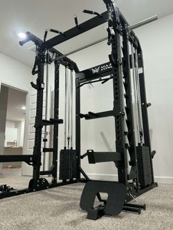 BRAND NEW FITNESS SQUAT RACK SMITH MACHINE POWER RACK - FREE DELIVERY 