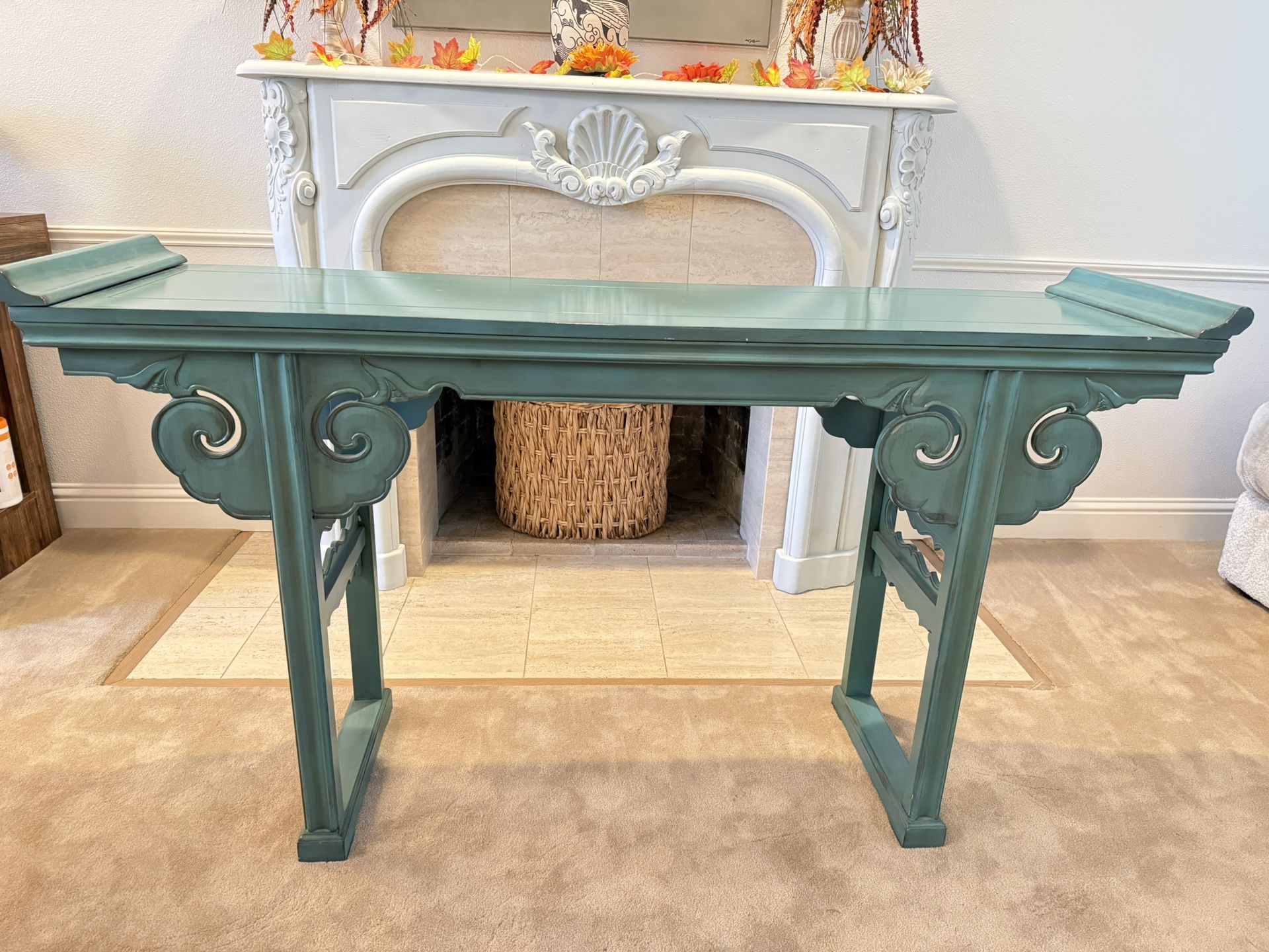 Beautiful Pier 1 Pagoda Style Console Table - Rare