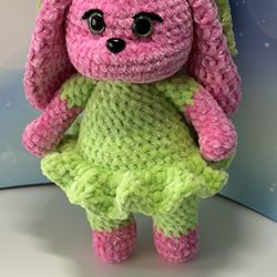 handmade toy. plush bunny