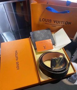 Men's belt and wallet set