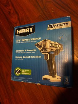 Hart 20V 3/8" Impact Wrench HPIW50