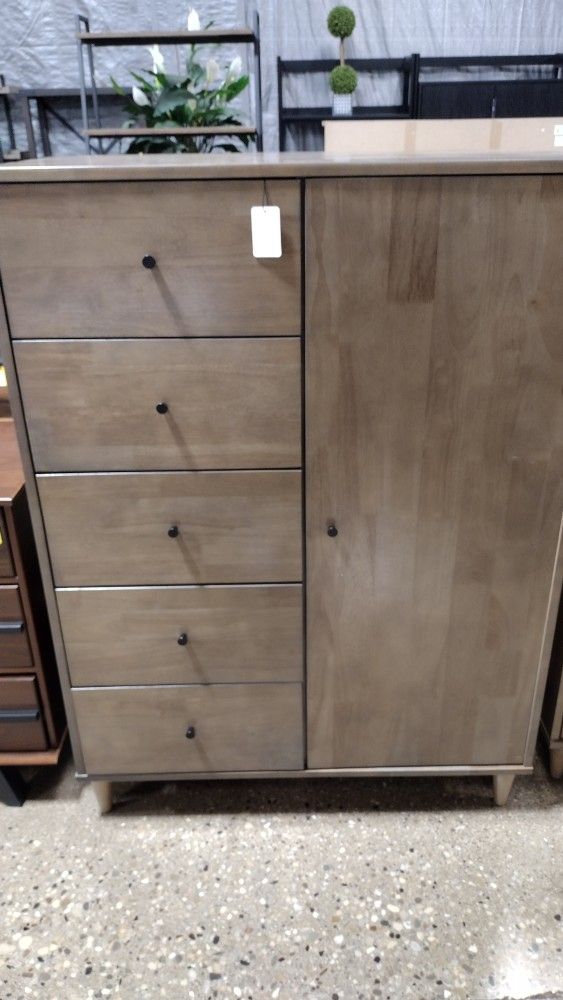 Mid Century Modern Style Armoire (New)