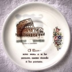 VINTAGE “ROMA - IL COLOSSEO” DISPLAY PLATE…