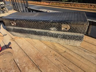 58" Tractor Supply Aluminum Truck tool box (black)