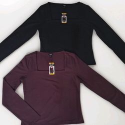 Express Women's Square Neck Top - new with tags
