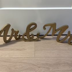 Mr. & Mrs. Wood Letters