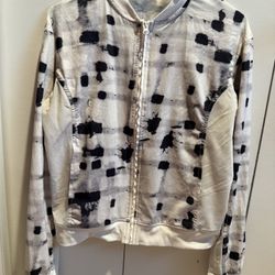Lululemon Noir Jacket II Ghost Weave Size 8