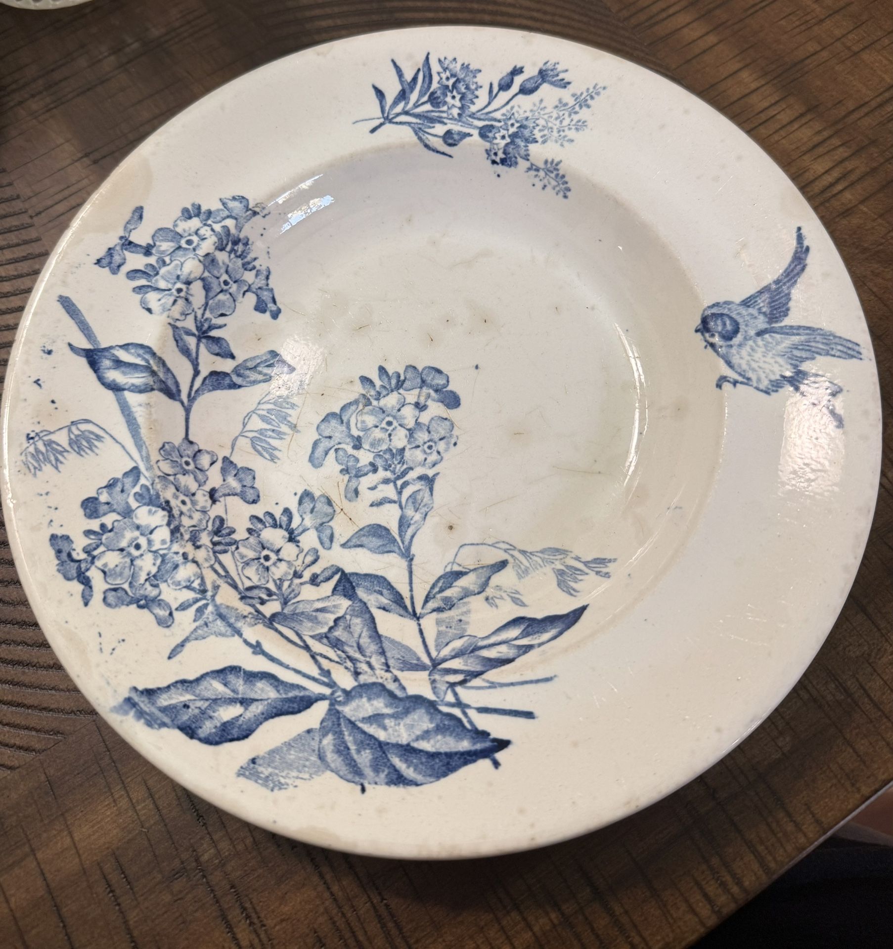 Vintage Earthenware Bowl from France