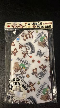 Disney Lunch Tote Bag from Japan (chip and dale) (mickey mouse)