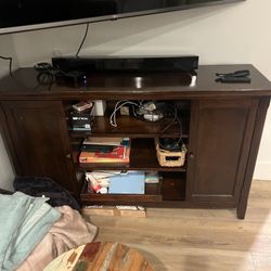 Solid Wood Entertainment center