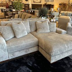 New/ Gray Sofa Chaise /Sectional,seccional,couch/ Delivery Available 