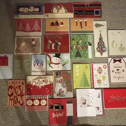 A Variety Of 25 wonderful quality Christmas  Cards! , I took a bunch Of Different Boxes and made Up  bundles! More info in description