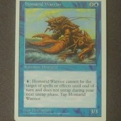 1997 MTG Homarid Warrior Summon Pete Centers Vintage Magic The Gathering Card Game Wizards Of The Coast Collectible