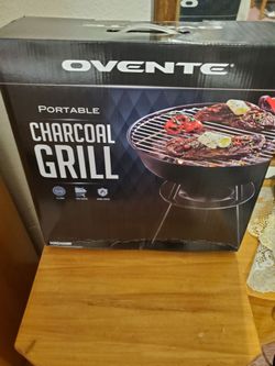 Brand New Still In Box 📦 Portable charcoal Grill 13.4 "..Dual Venting and Enamel Coated  made by ovente