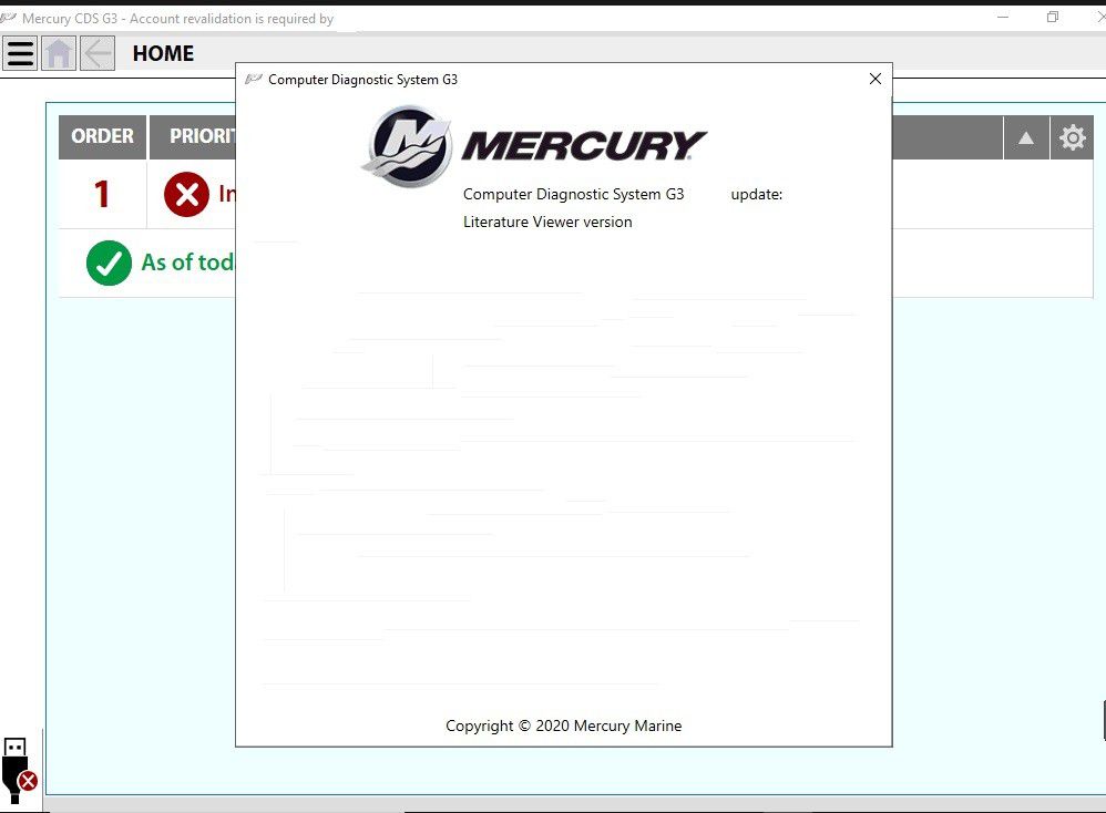 Mercury CDS G3 2024 Marine Computer diagnostic system 