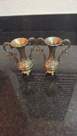 Made In Italy. Italian Fluted Vase Set 