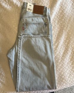 Levi’s Baggy Dad Jeans in Fan Flare (Light Blue) - Size 29