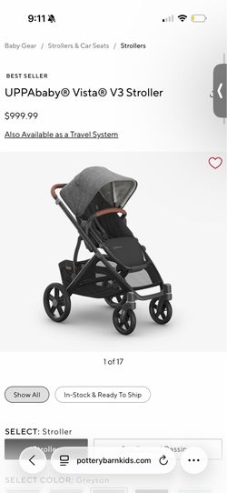 Uppababy vista for sale, very gently used