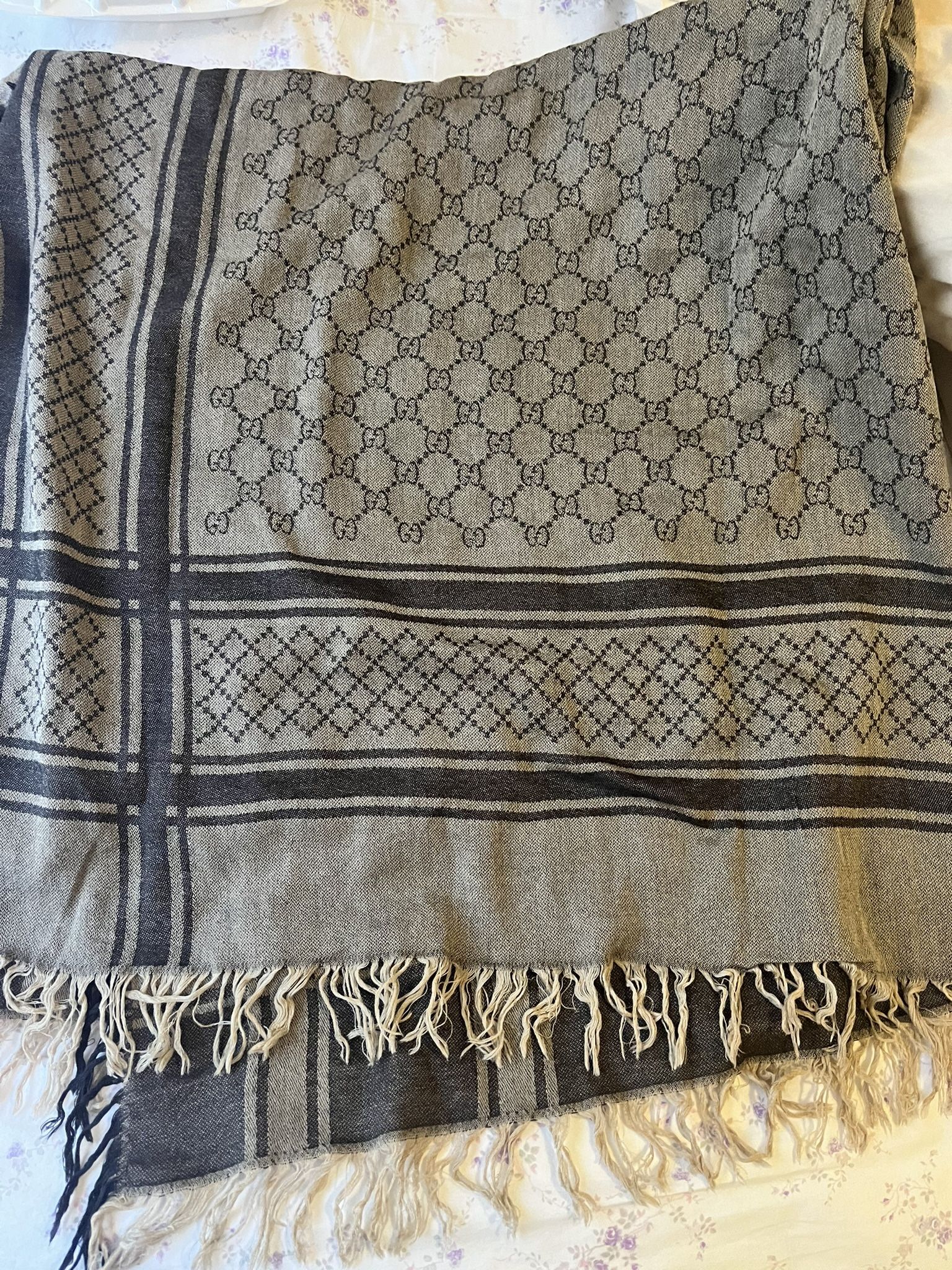 Authentic Gucci Monogram Scarf