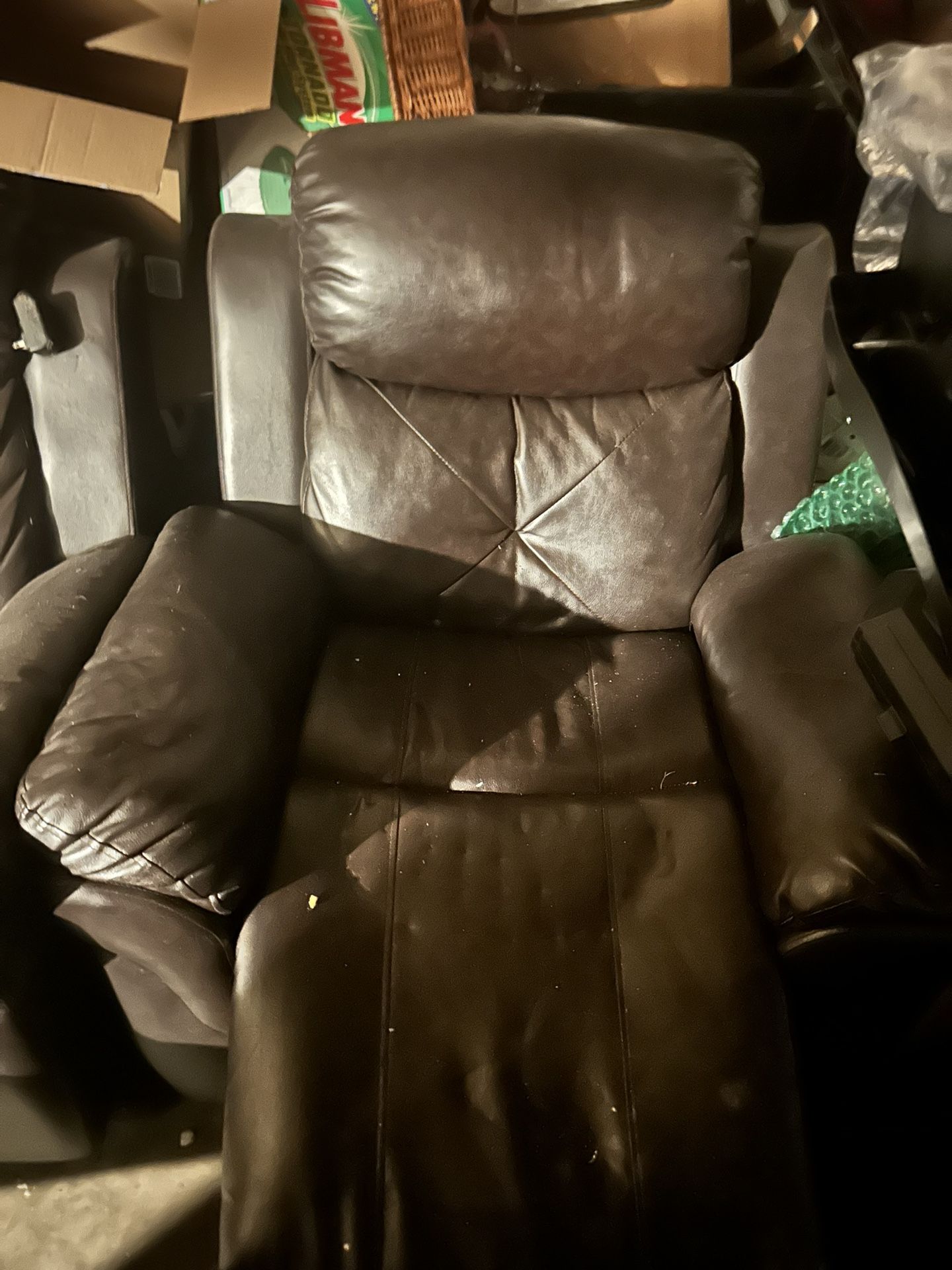2 Massage Chairs Works But (leg Rest Is Stuck But Easy To Fix)