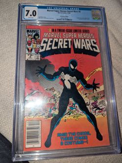 Secret wars #8 cgc 7.0 news stand