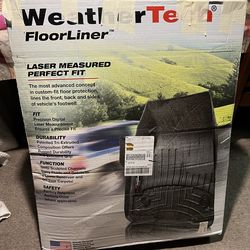 Weather Tech Floor Liner Mats- 2015-2023 Ford F 150 color Black...NEW
