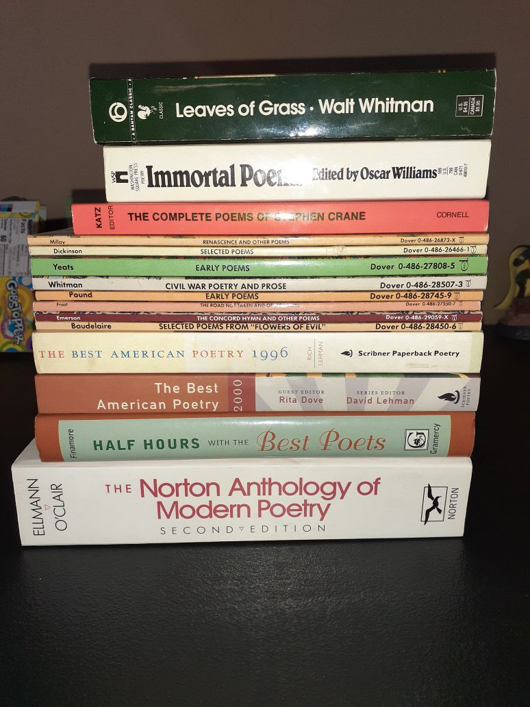 Lot of 15 poetry books