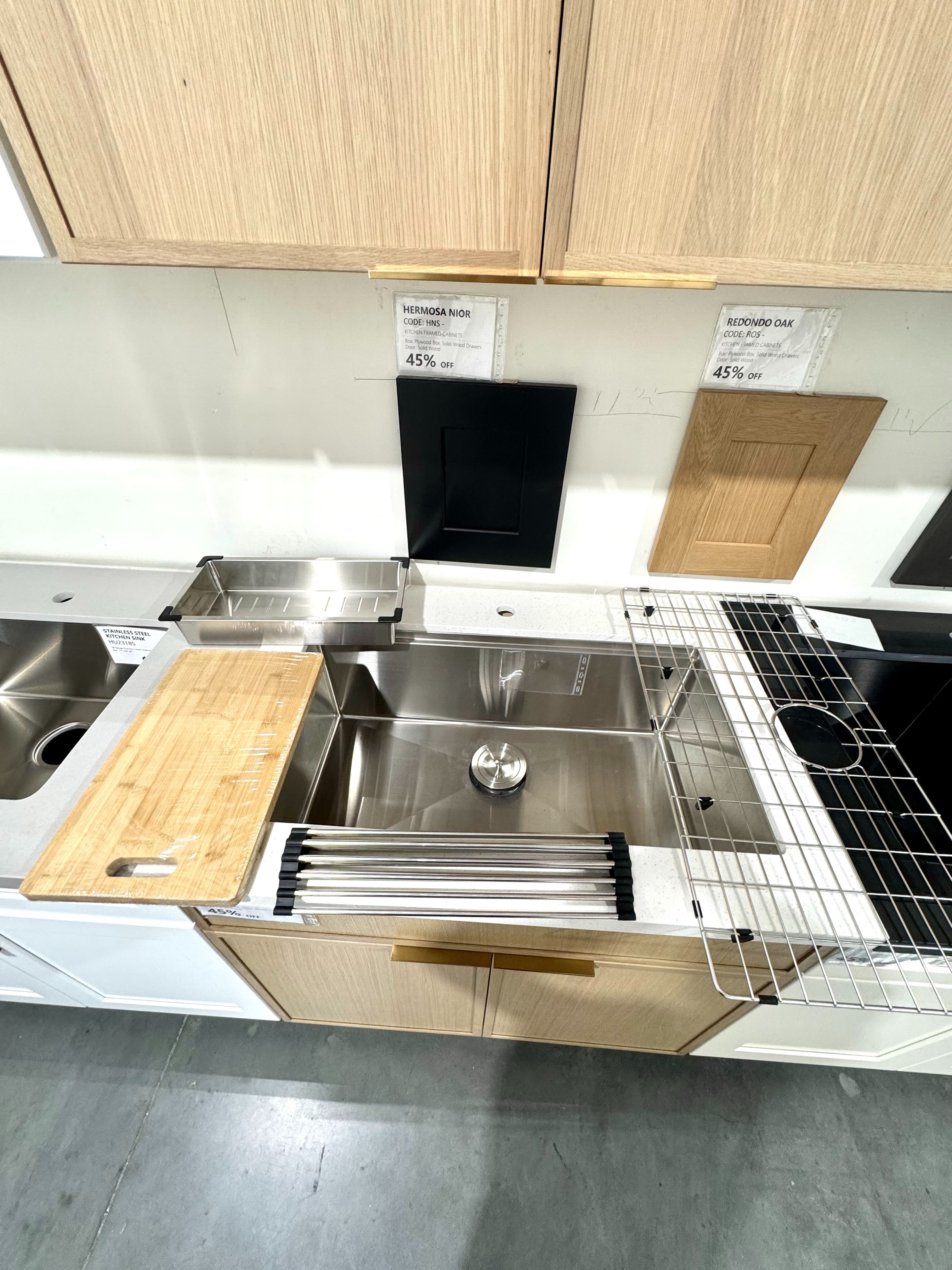🔥All-in-One Workstation Kitchen Sink warehouse sale! Save time and space! Functional & Stylish!