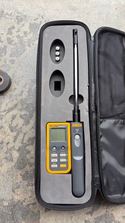 Fluke cordless air velocity meter