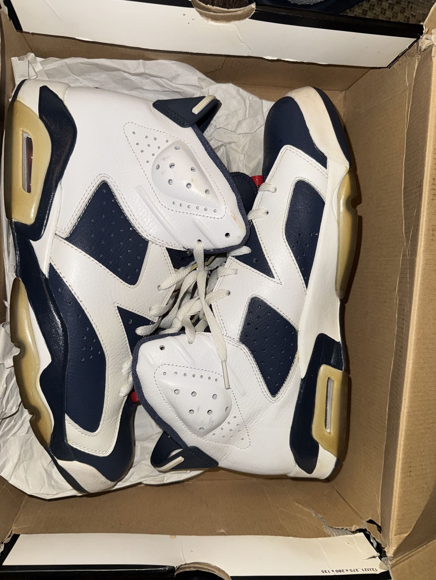 Size 12 Jordan 6 Olympic 2012