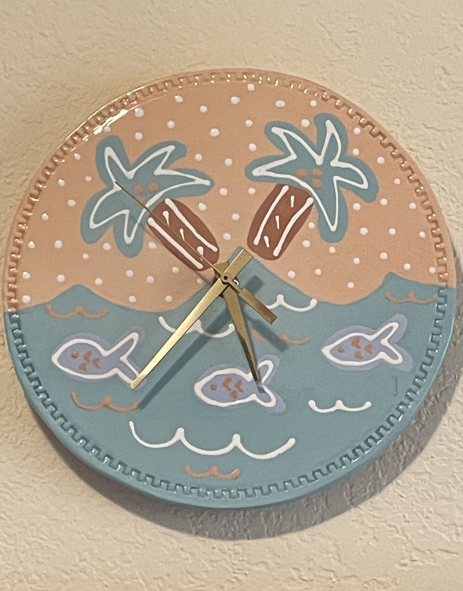 Tropical Wall Clock