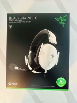 Razer black shark white Edition headphones