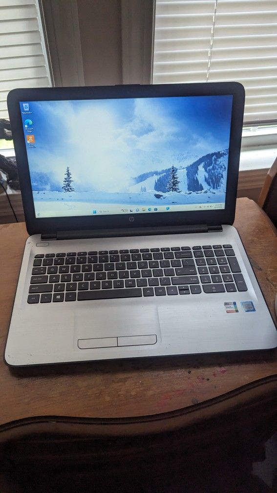 HP 15-ay041wm 15.6" Silver Fusion Laptop, Touch Screen, Windows 11, Intel Core i3-6100U