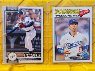Hyeseong Kim Topps Baseball Card Set