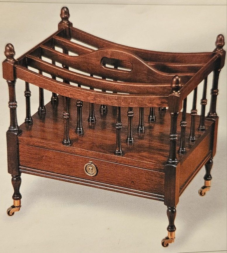 Vintage Mahogany Canterbury Rack