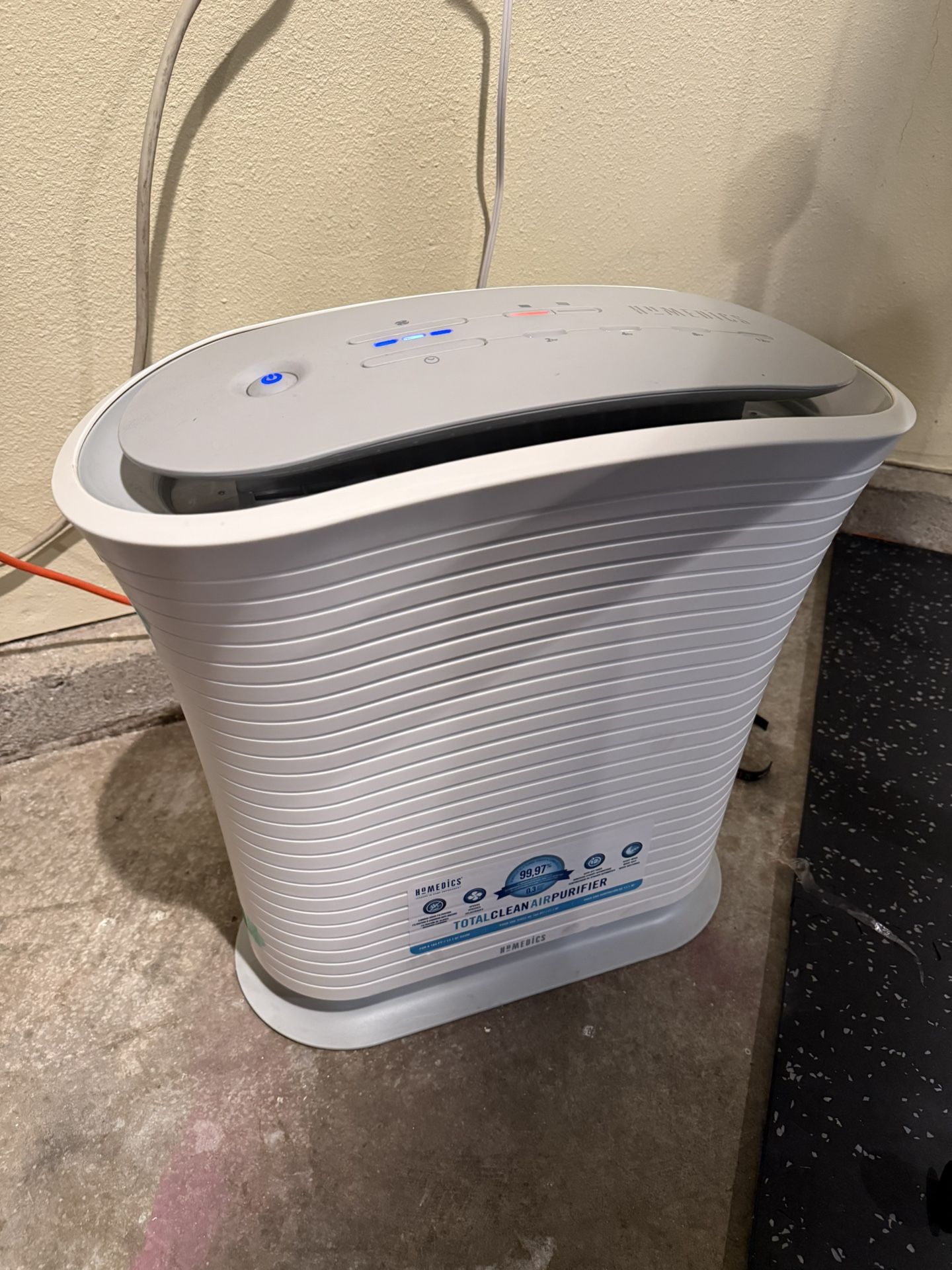 Air Purifier Homedics HEPA Total Clean