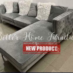 Modern sectional sofa sale- limited supply- zero interest Finance available- shop now pay later.  