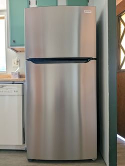 Like-New Frigidaire Stainless Steel Refrigerator