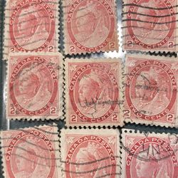 Queen  Victoria  18 - 2 Cent Canada Stamps 1899 Used
