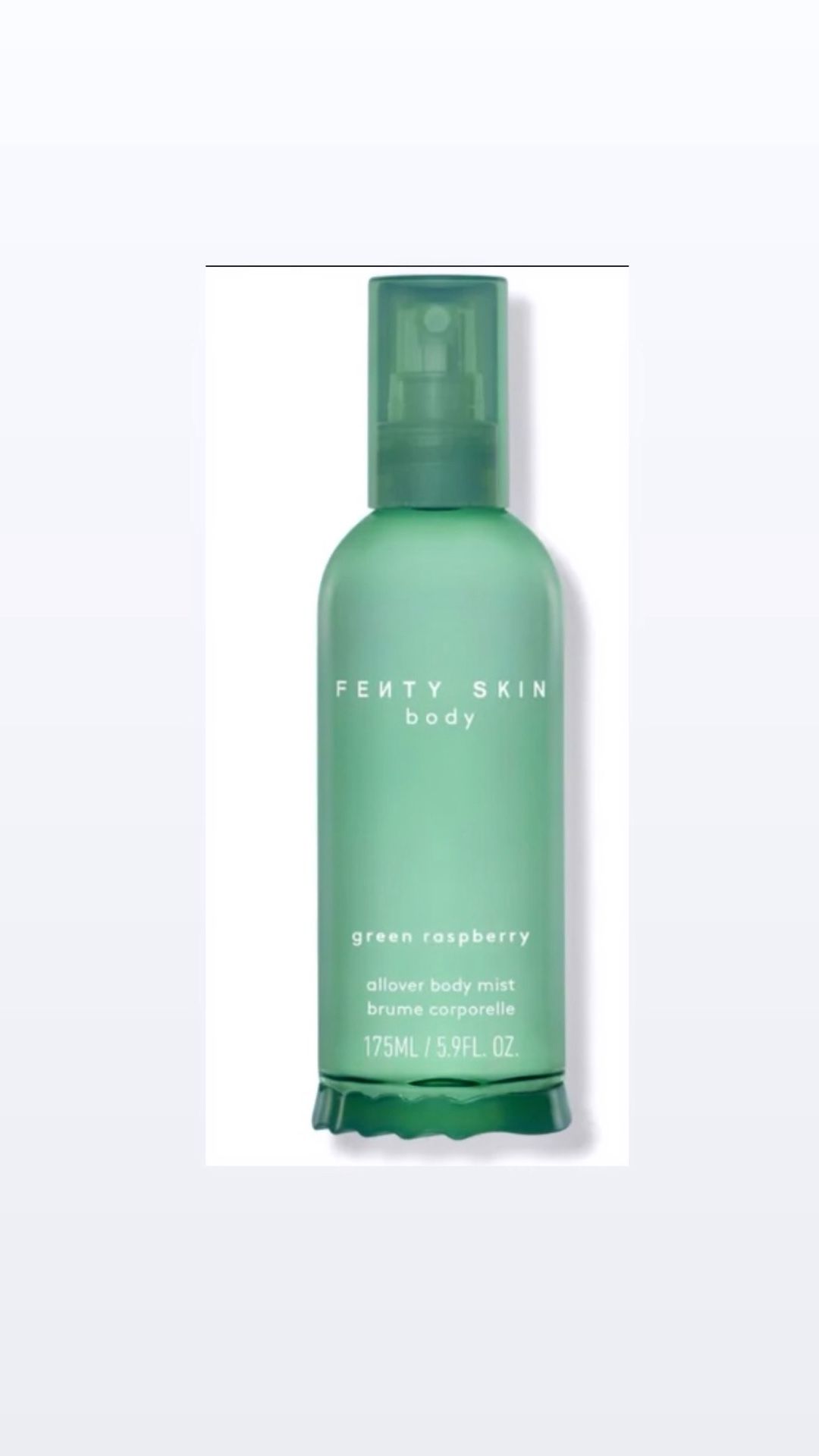 Fenty Green Raspberry Body Mist