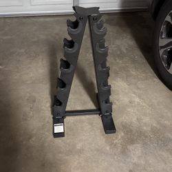 * Like new * dumbbell Rack