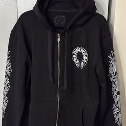 Chrome Zip Up Hoodie